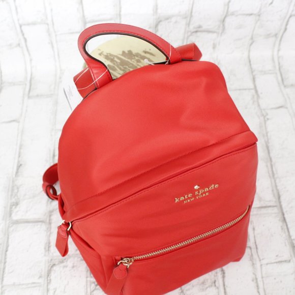 Kate Spade Chelsea Medium Nylon Backpack in Currant Jam - Picture 8 of 11